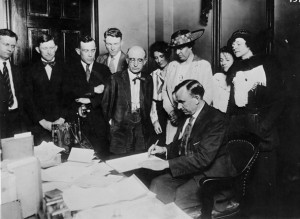 Ceremony ratifying the 19th Amendment in Tennessee